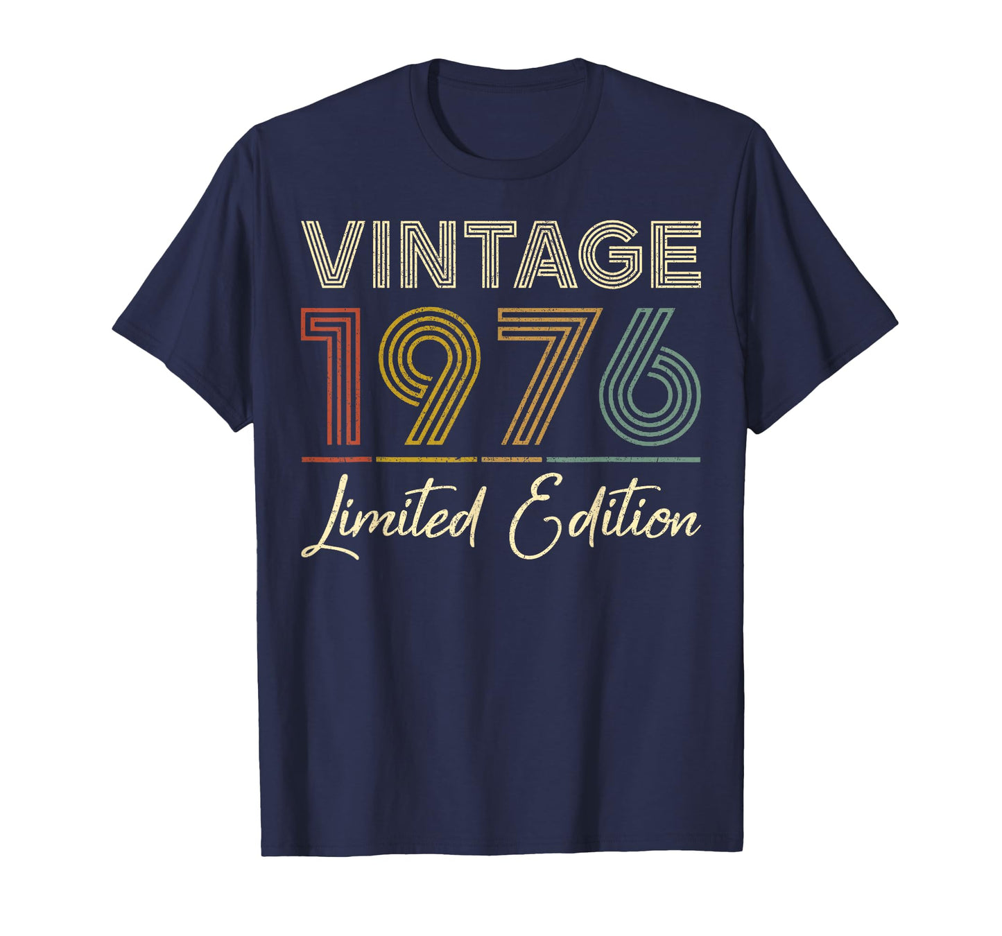 Vintage 1976 Limited Edition 50-Year-Old Gifts 50th Birthday T-Shirt