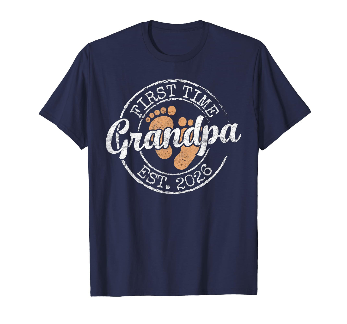 First Time Grandpa Est 2026 Soon Promoted to Grandfather T-Shirt