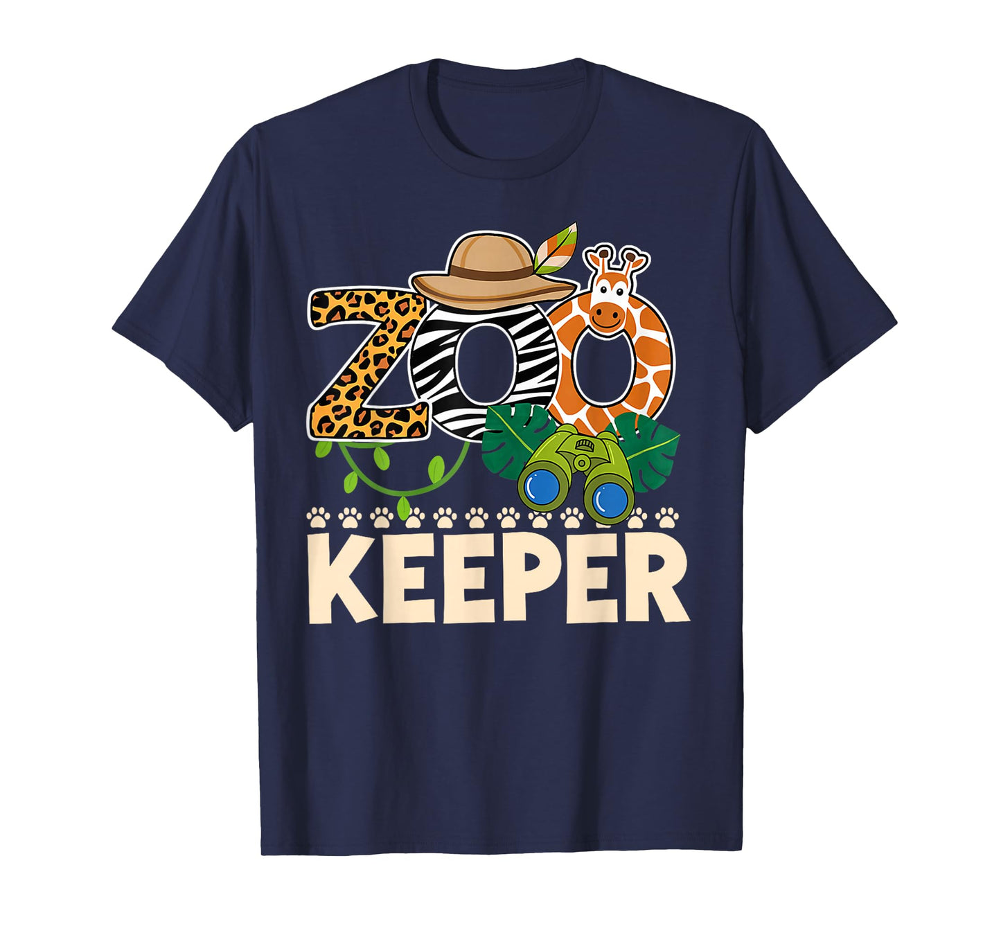 Zoo Keeper Costume Halloween Party Safari Zookeeper Outfit T-Shirt