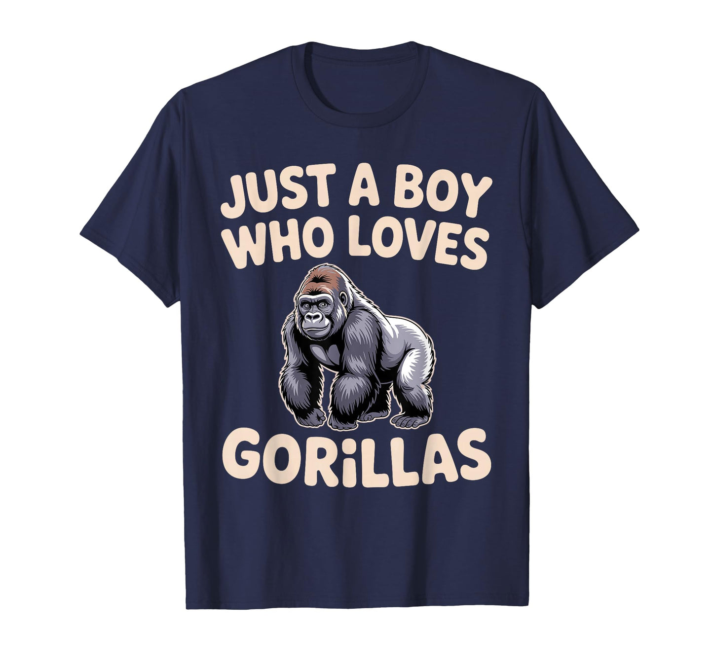 Cool Gorilla Design for Boys Men Kids Primate Gorilla Lover T-Shirt