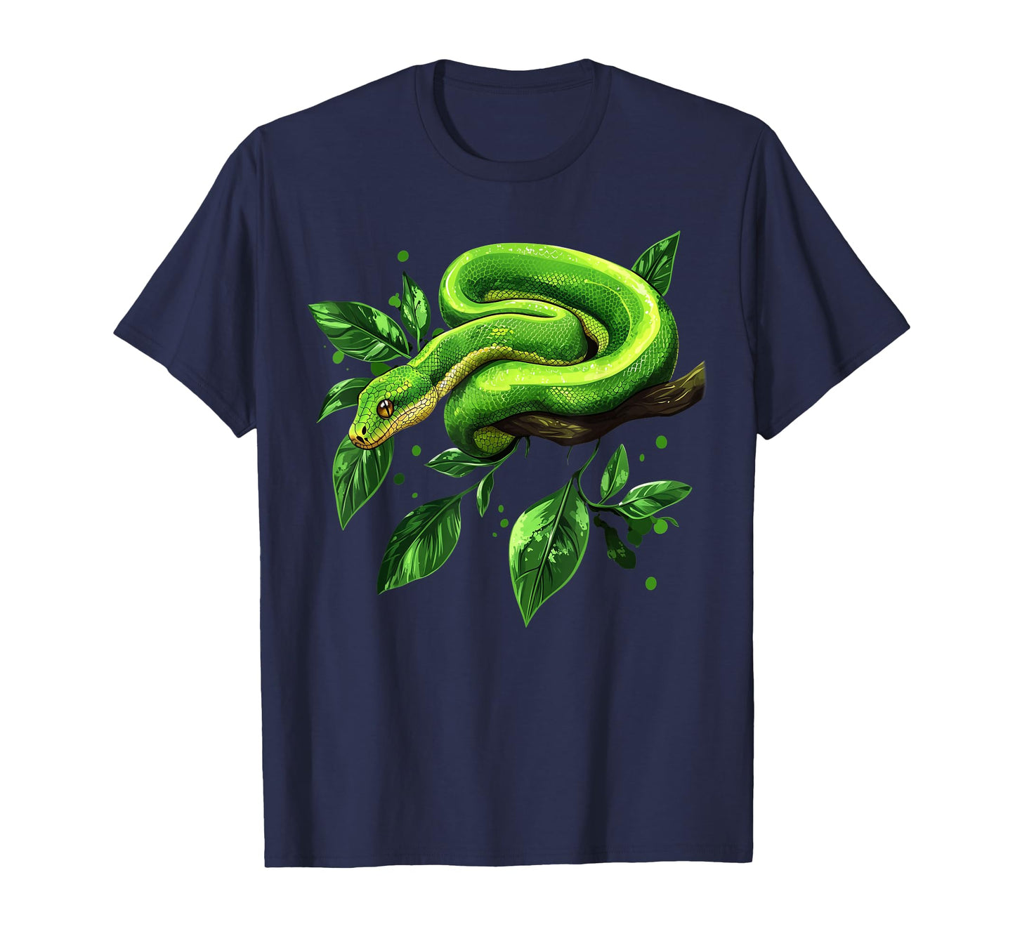 Green Tree Python Owner Reptiles for Snake Lover T-Shirt