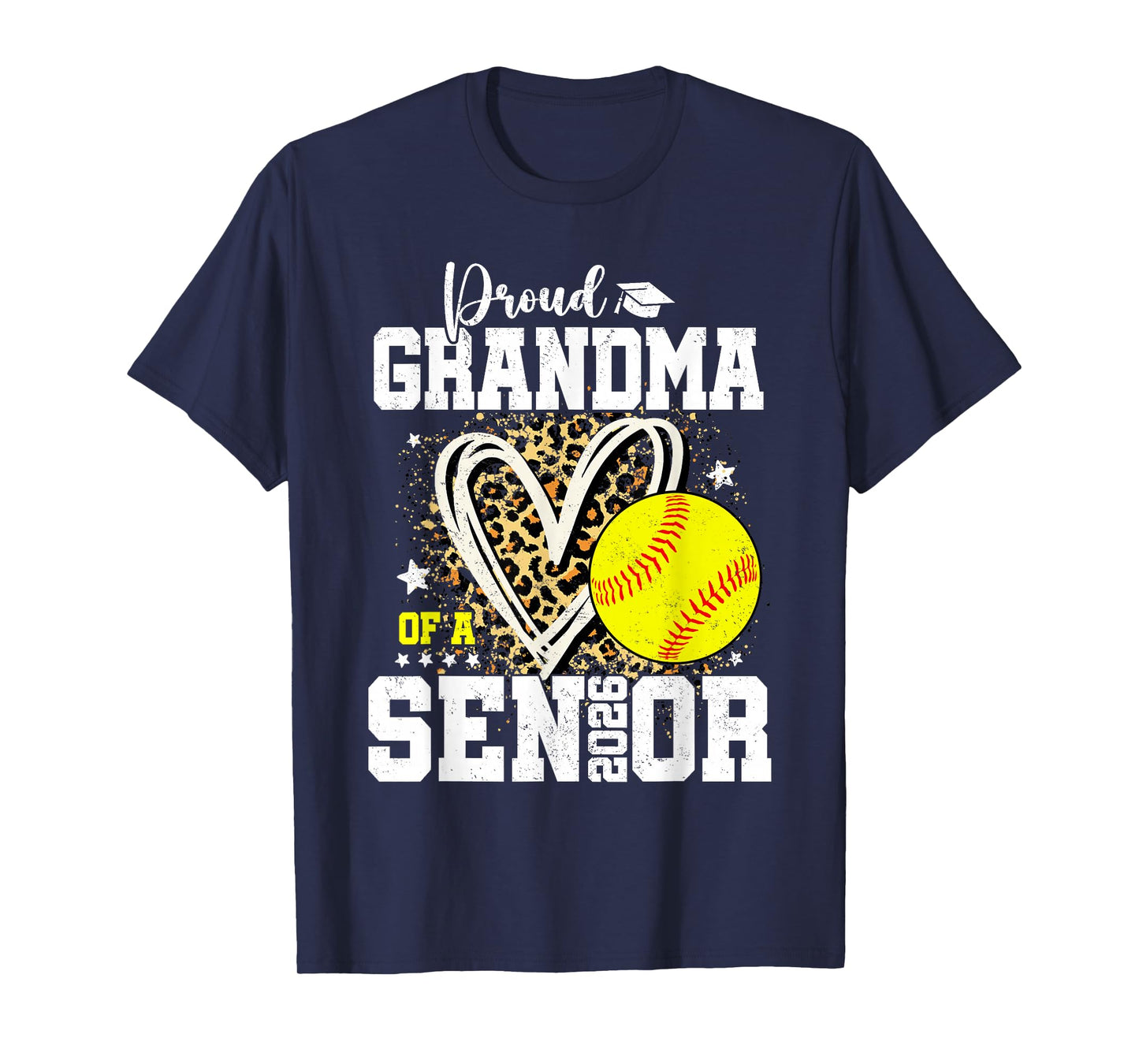Proud Grandma of A 2026 Senior Softball Player Graduation T-Shirt