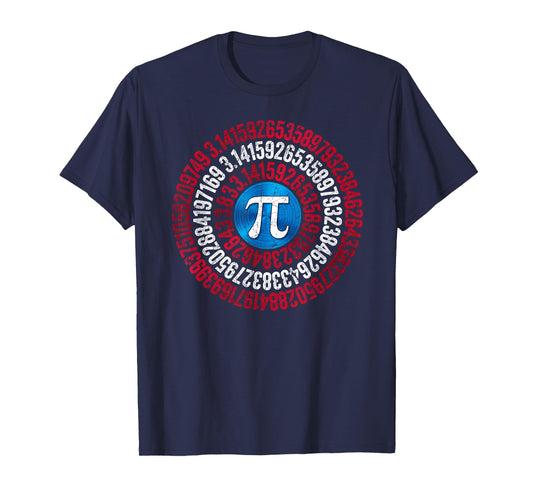 Pi Digits Circle Pi Day 3.14 Math Nerd Men Women Kids T-Shirt