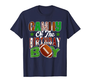 Gammy of The Birthday Boy Football Party Family Matching T-Shirt