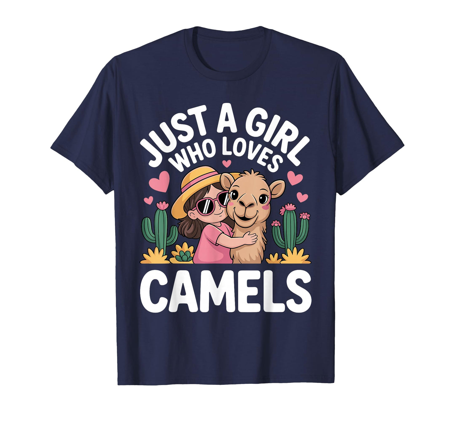 Cool Camel Themed Design for Women Girls Animal Camel Lover T-Shirt