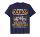 Real Papas Ride Motorcycles Then Take Naps Funny Biker Rider T-Shirt