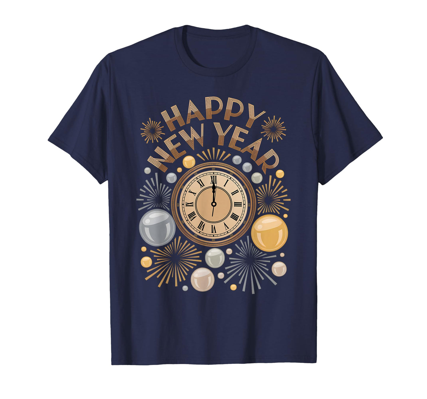 Happy New Year Party Outfit Men Women New Year's Eve T-Shirt