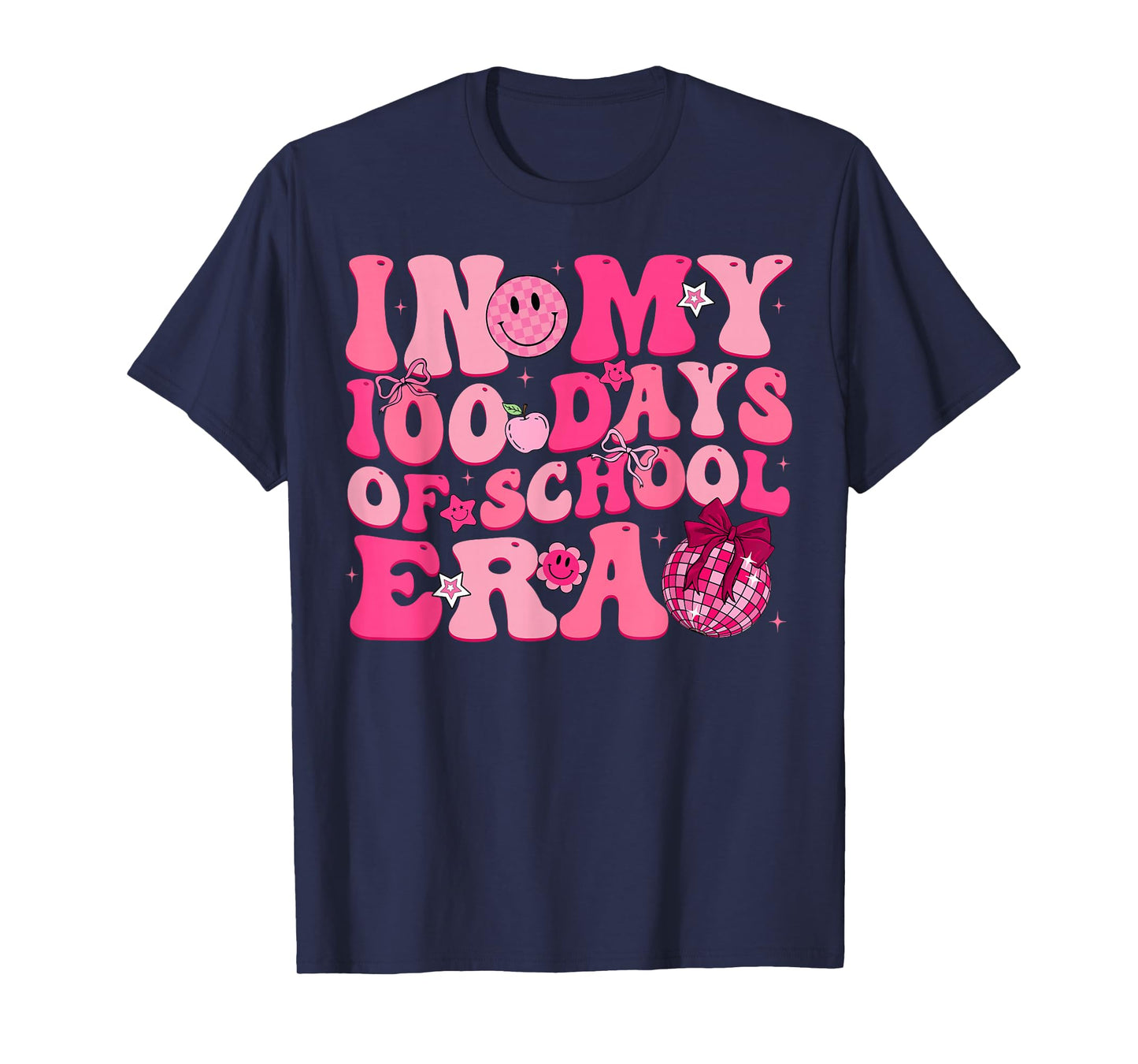 Groovy in My 100 Days of School Era Girl Kid Teacher T-Shirt