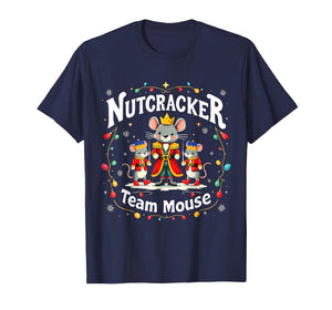 Christmas Nutcracker Team Mouse Funny Soldier Xmas Pajamas T-Shirt