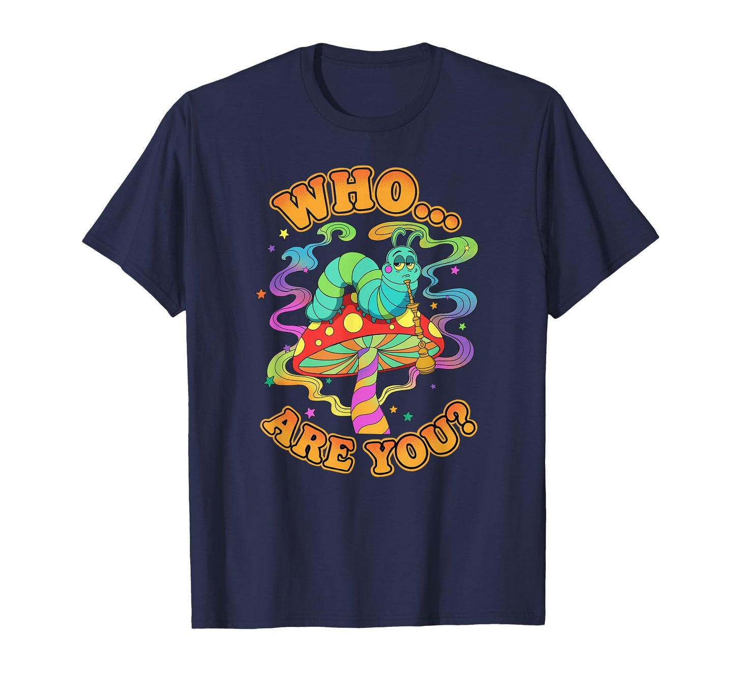 Alice in Wonderland Caterpillar Lewis Carroll Illustration T-Shirt
