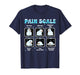 Pain Scale Snowman Funny Nurse Christmas ICU Nurse T-Shirt