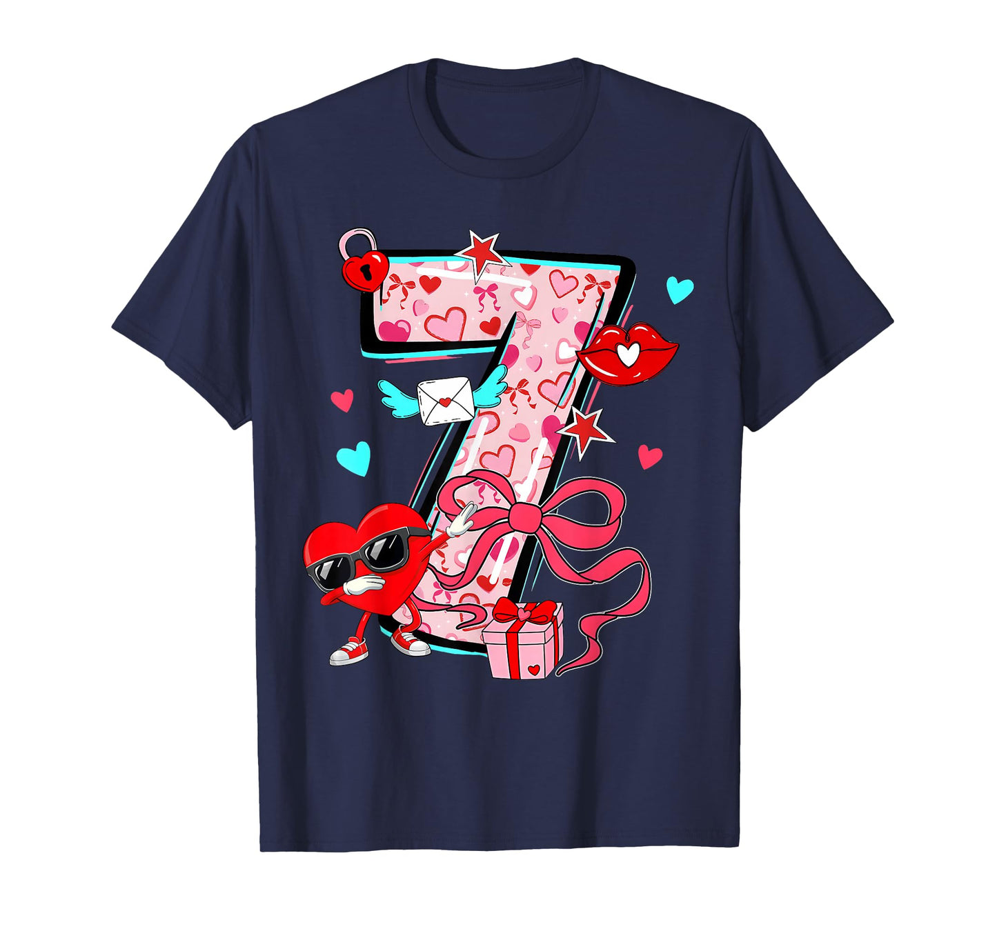 Valentine 67 Six Seven Meme Dabbing Hearts Matching Couple T-Shirt