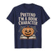 Pretend I'm A Book Character Costumes Kids Halloween Pumpkin T-Shirt