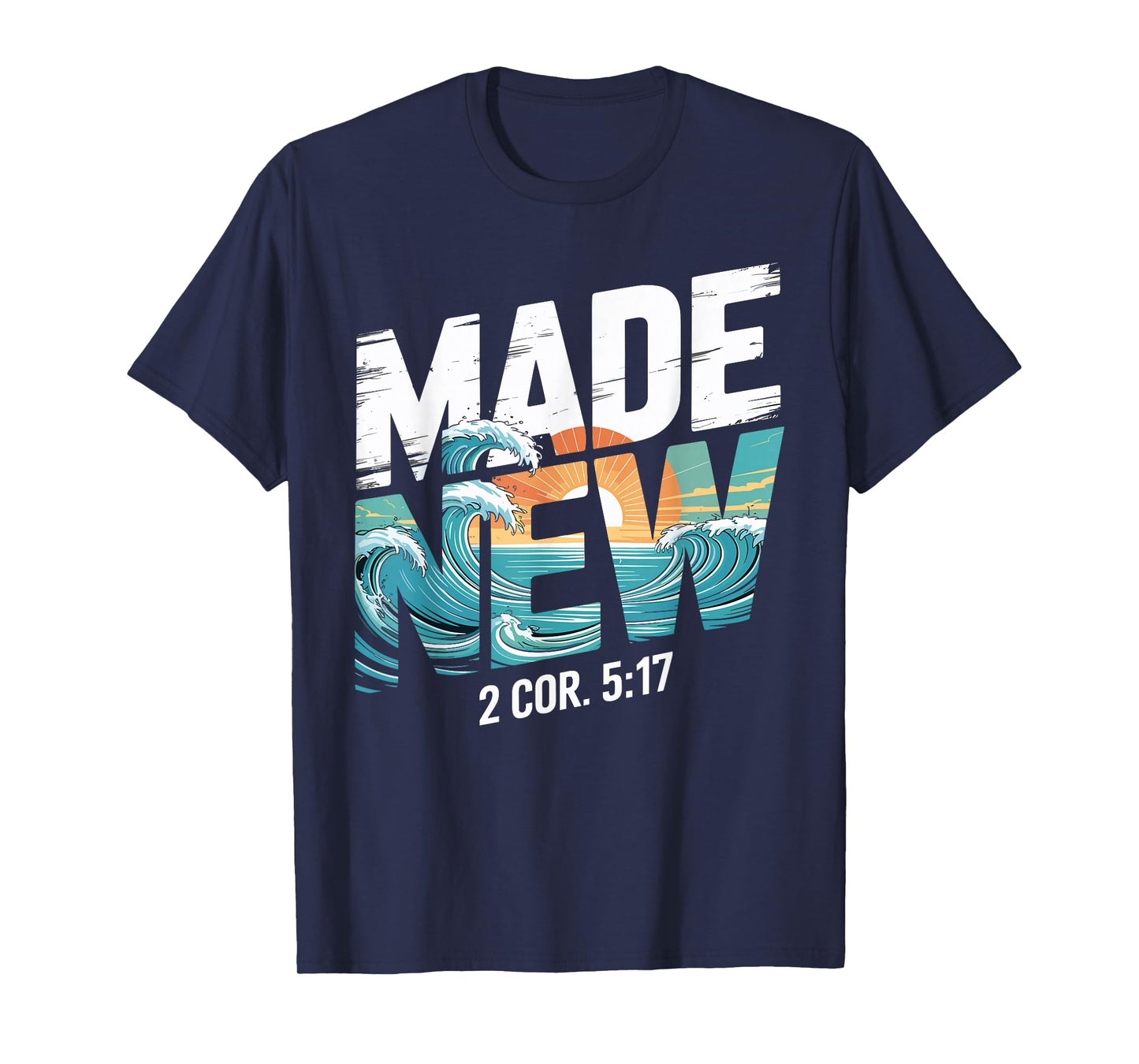 Made New Baptism Shirt Christian Shirts for Youth Baptized T-Shirt