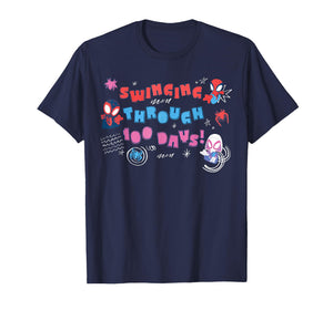 Marvel Spider-Man & Friends 100 Days of School 100th Day T-Shirt