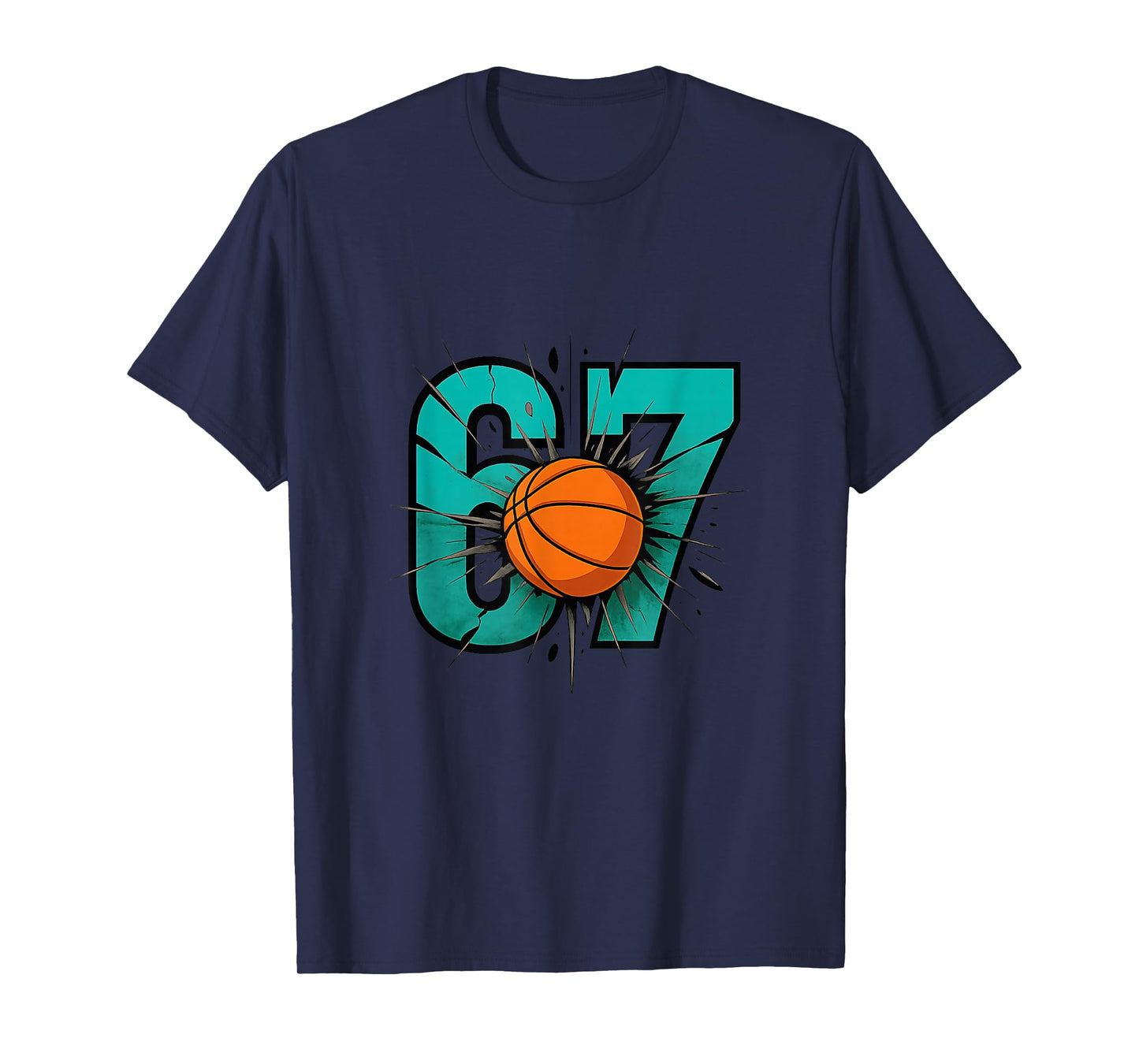 Funny Basketball 67 Six Seven 6 7 Outfits for Boys T-Shirt