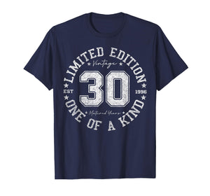 30 Year Old Gifts Vintage 1996 Limited Edition 30th Birthday T-Shirt