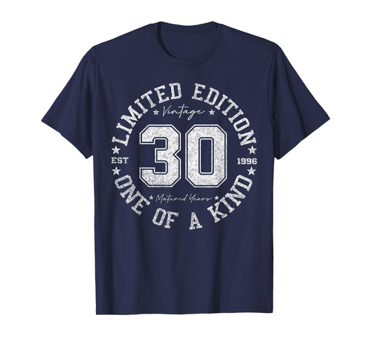 30 Year Old Gifts Vintage 1996 Limited Edition 30th Birthday T-Shirt