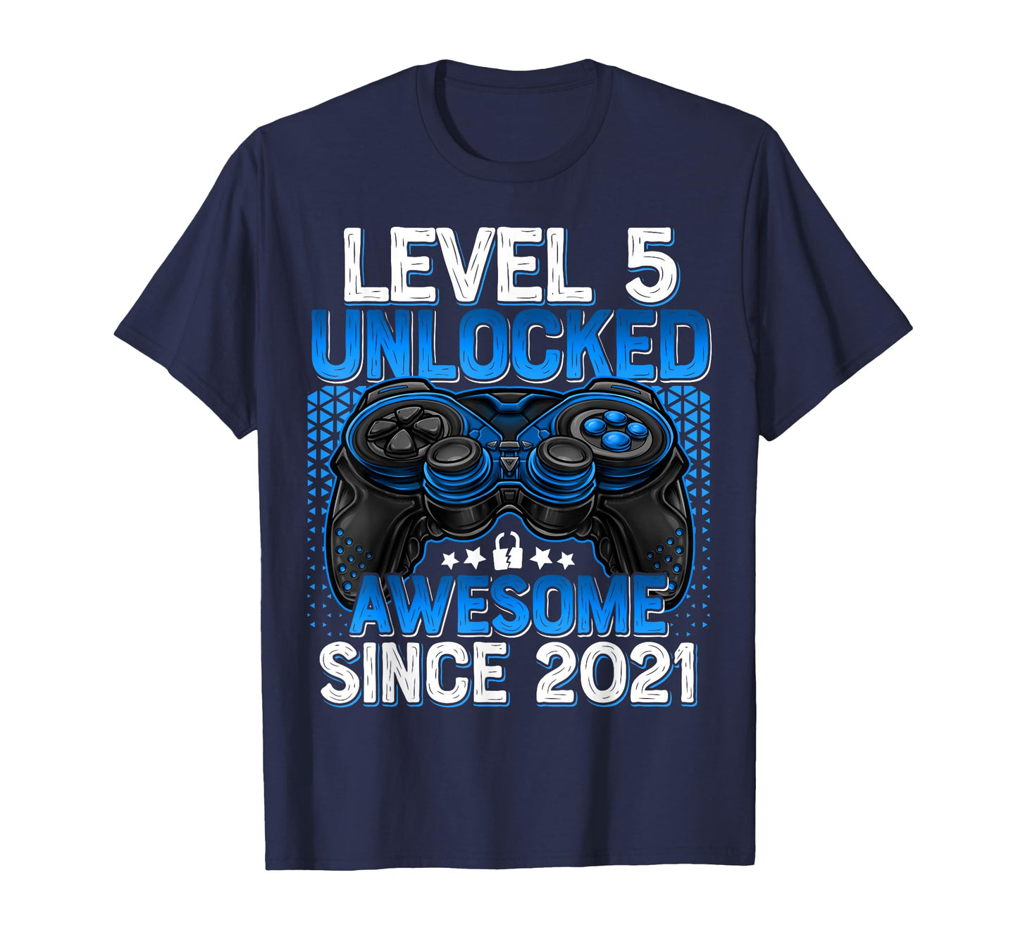 Level 5 Unlocked 5 Year Old Gifts for Boys 5th Birthday Boy T-Shirt