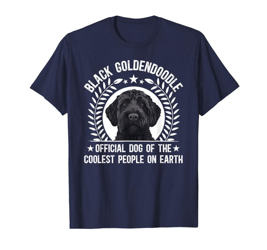 Black Goldendoodle Owner Funny Black Doodle Lover T-Shirt