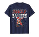 Jingle Ballers Santa Football Christmas Soccer Plaid T-Shirt