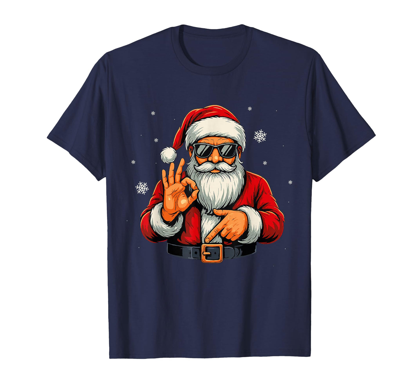 Funny Six Seven 6 7 Meme Santa Men Boys 67 Christmas T-Shirt