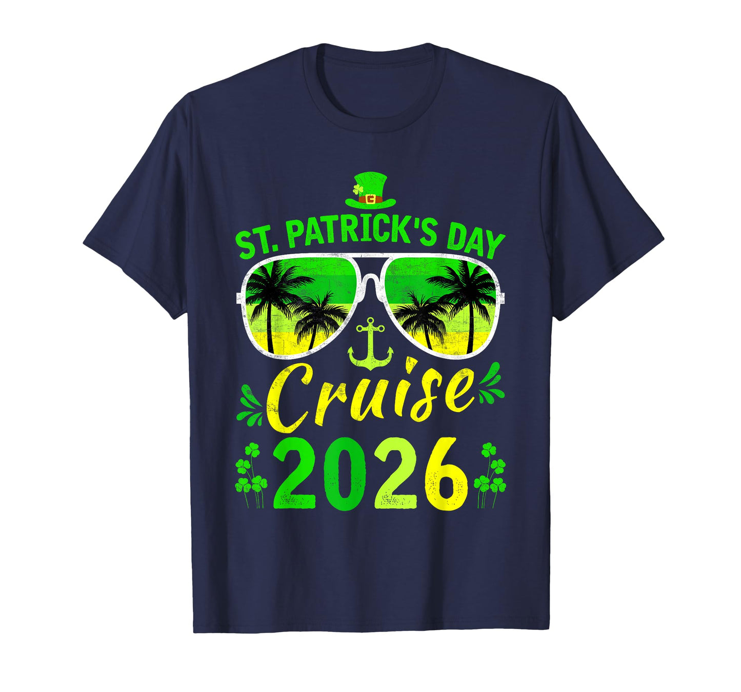 St Patrick's Day Cruise 2026 Funny Family Matching T-Shirt