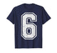 Number 6 Matching 67 Meme Costume Men Women Kids T-Shirt
