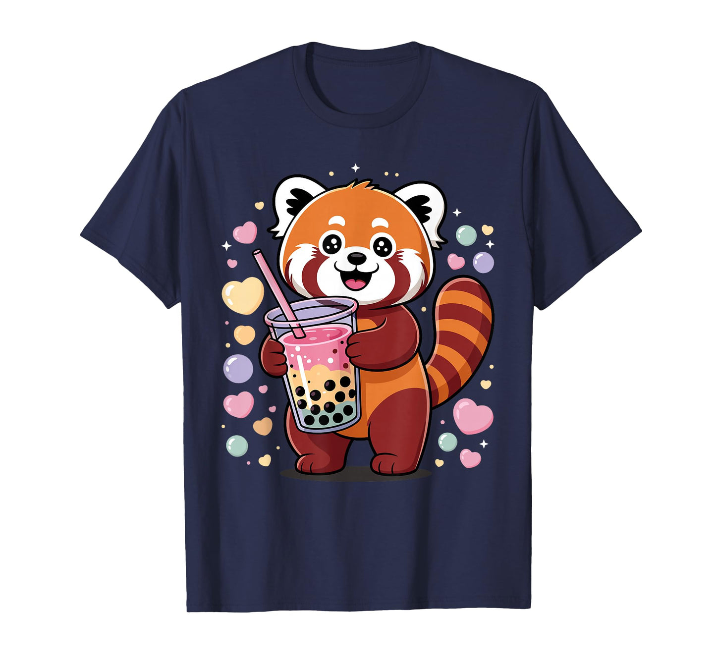 Cute Red Panda Design for Men Women Animal Red Panda Lover T-Shirt