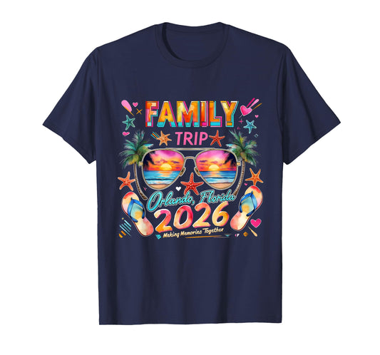 Family Trip Orlando Florida 2026 Making Memories Together T-Shirt