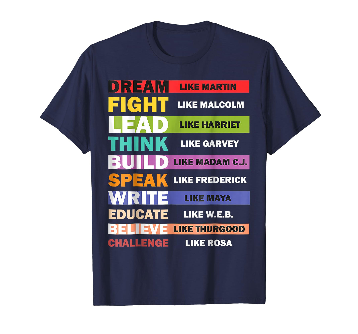 Black Lives Matters Black Leaders Black History Month T-Shirt