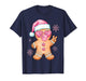 Cool Gingerbread Girl Christmas Bubblegum T-Shirt