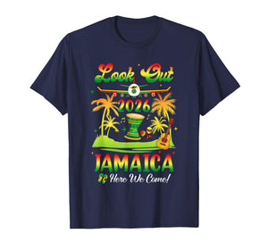 Jamaica Vacation 2026 Here We Come Matching Birthday T-Shirt