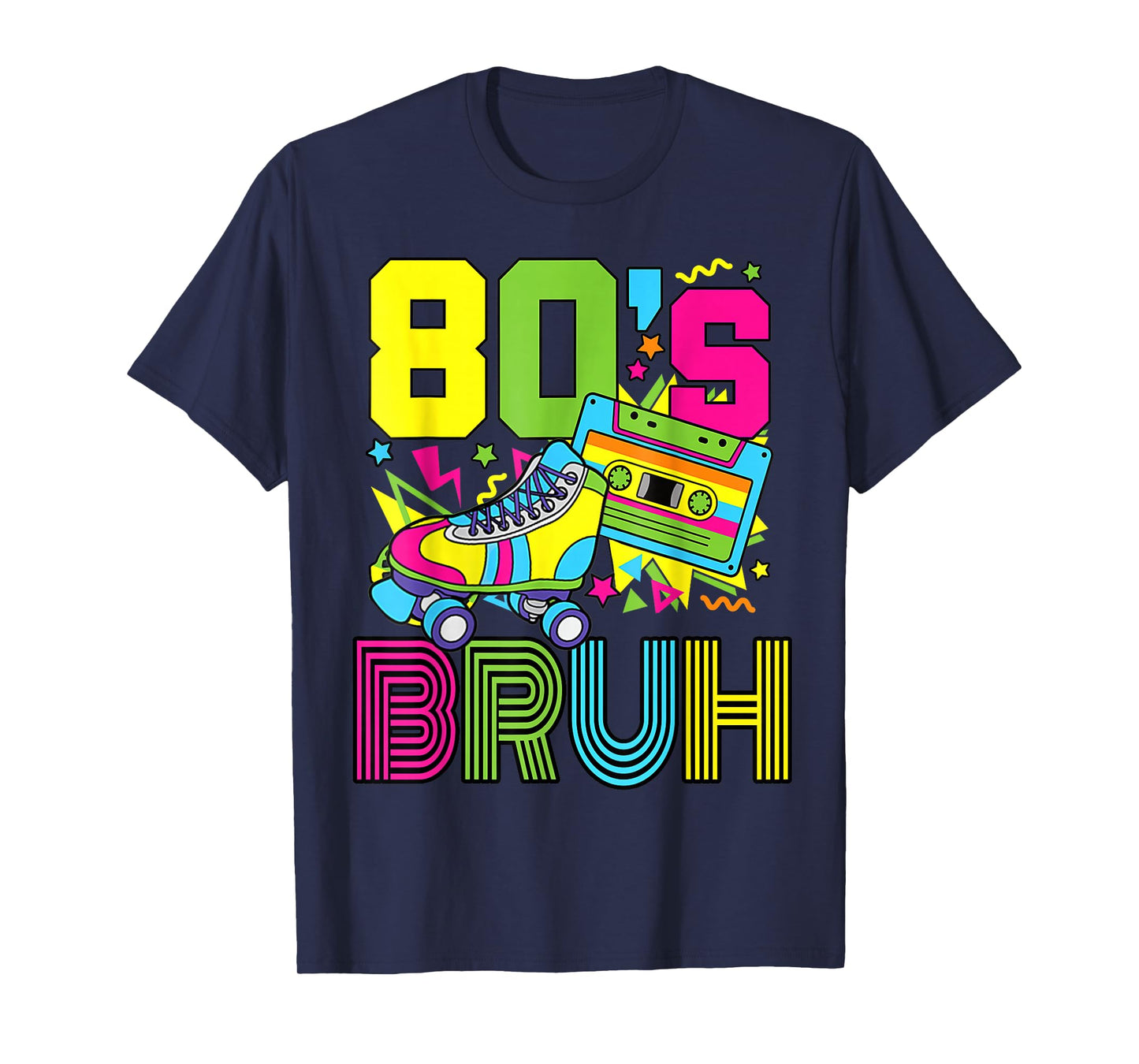Retro 80s Bruh Outfits 1980s Funny Eighties Men Women Kids T-Shirt