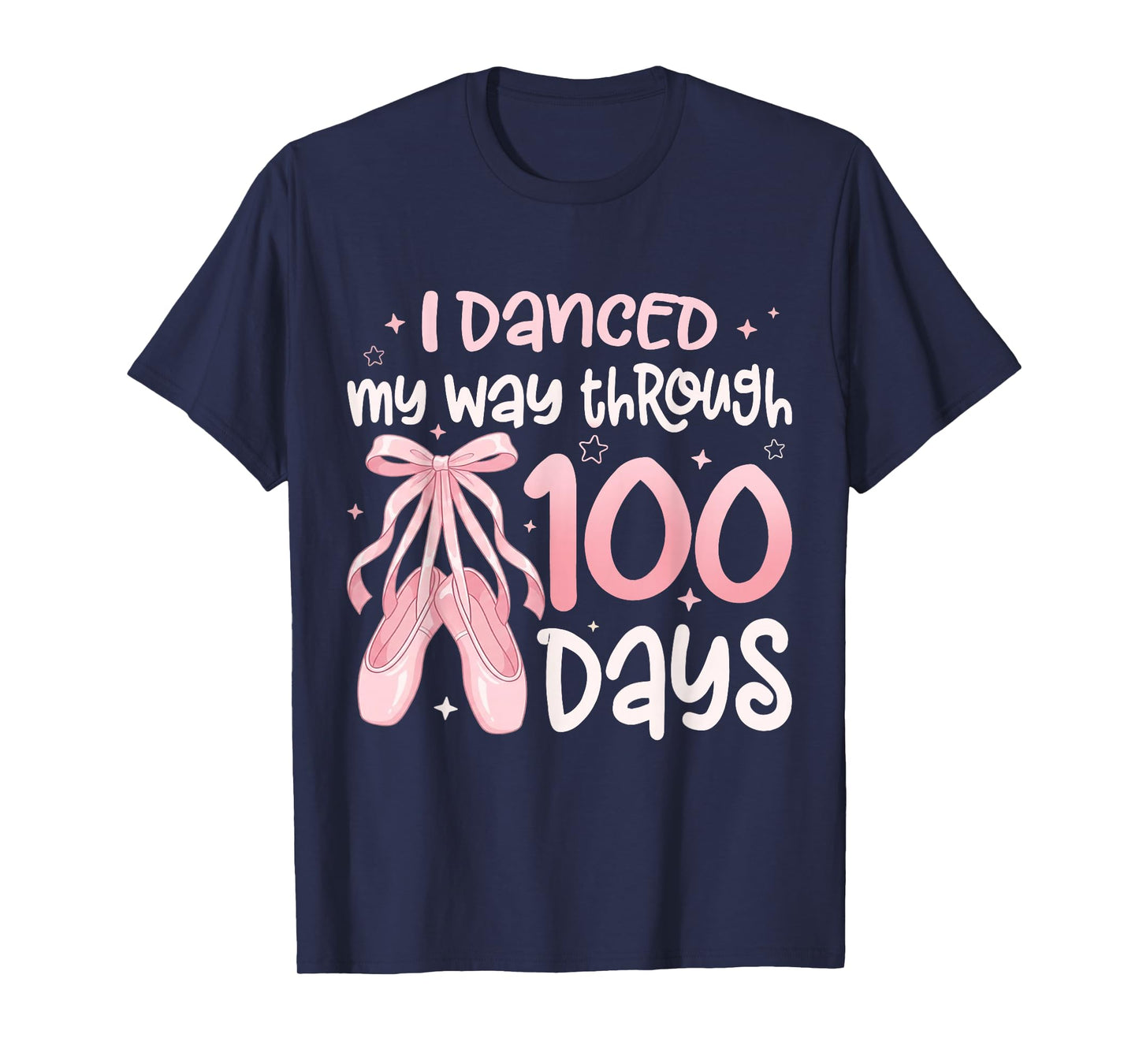 I Danced My Way Through 100 Days of School Dancer Student T-Shirt