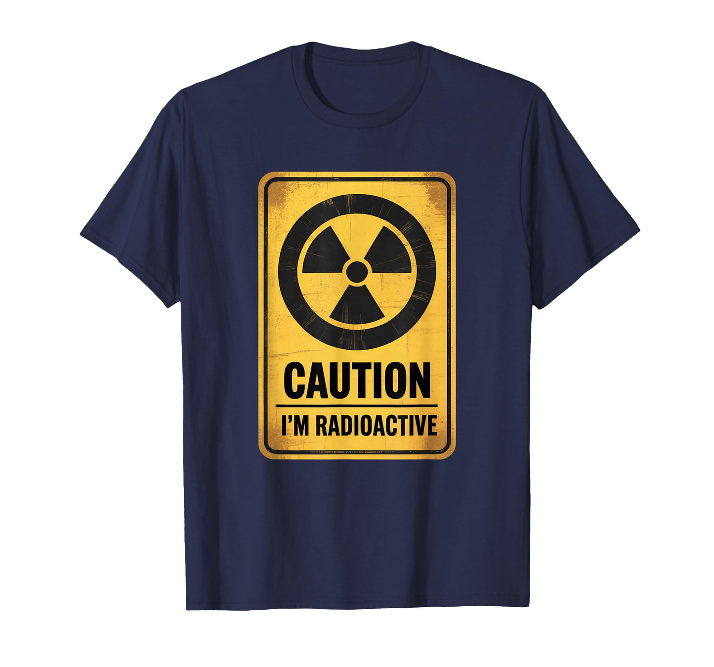 Caution I'm Radioactive Funny Cancer Warrior Chemo Radiation T-Shirt