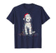 Funny Sheepadoodle Christmas Graphics Dog Lights Lover T-Shirt