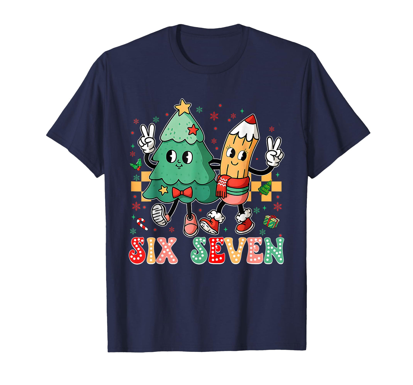 67 Shirt for Teachers 67 Meme Six Seven Christmas Teacher T-Shirt
