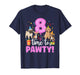 8th Dog Birthday Party Eight Year Old Puppy Birthday T-Shirt