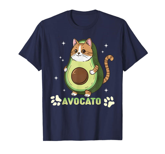 Avocato Funny Tabby Cat Avocado Vegan and Cat Owner Kitten T-Shirt