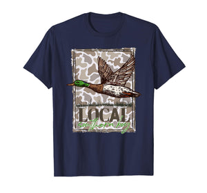 Local Southern Boy Camo Mallard Duck Hunting Outdoor Boy Men T-Shirt