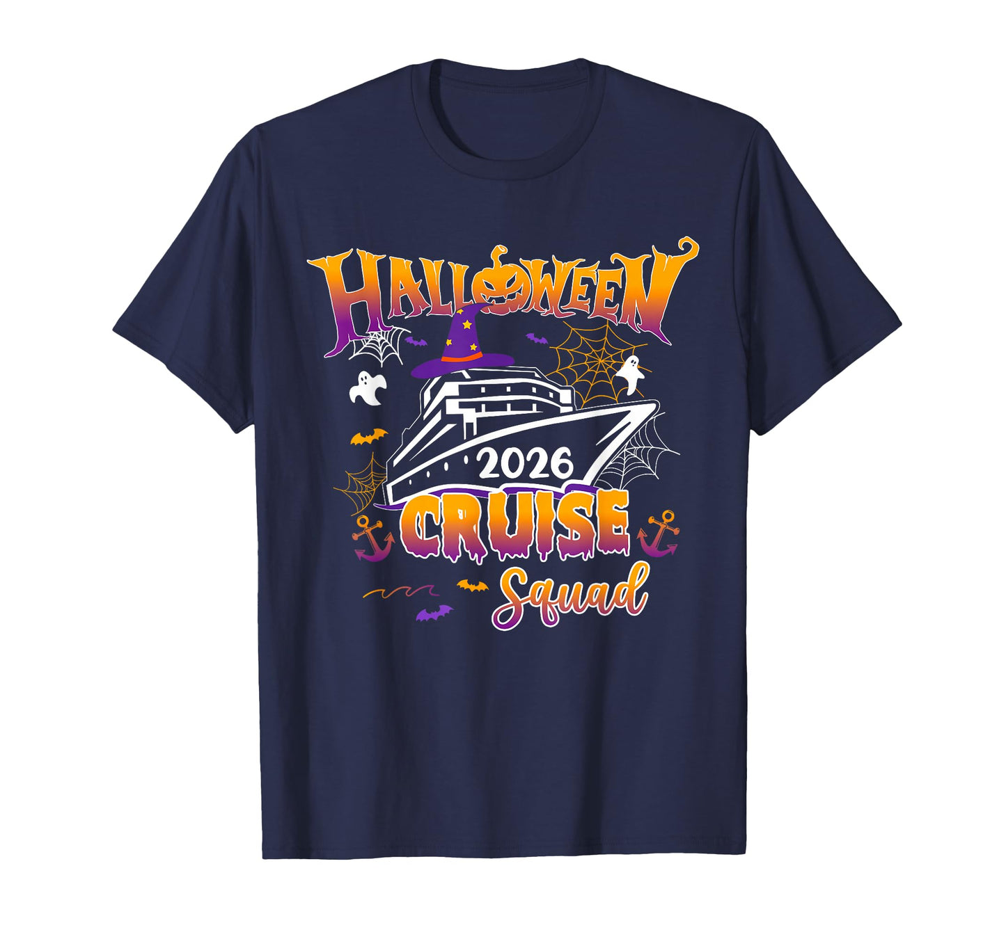 Halloween Cruise Squad 2026 Matching Family Cruising Crew T-Shirt