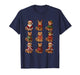 Orange Tabby Cat Christmas Lights Funny Santa Holiday Cats T-Shirt