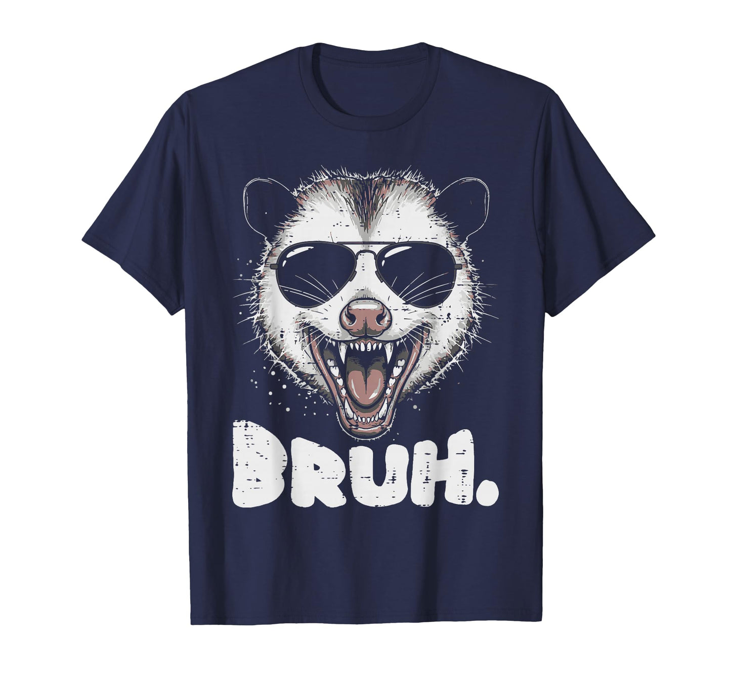 Opossum Face Bruh Funny Possum Meme Humor Men Women Kids T-Shirt