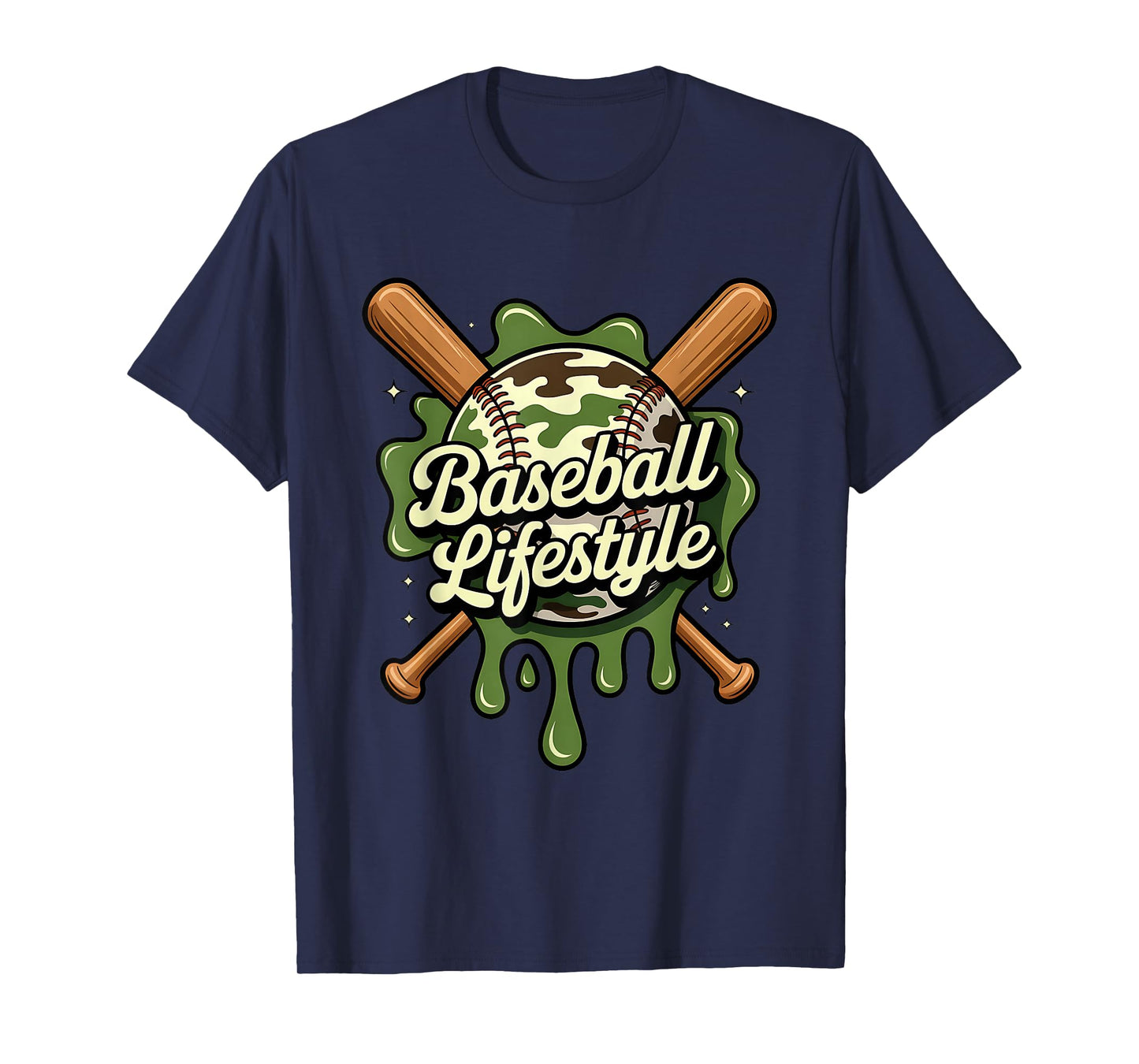 Baseball Lifestyle 101 Apparel Youth Baseball Drip Icecream T-Shirt