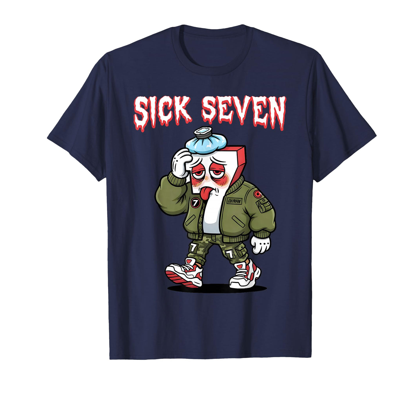 Sick Seven 67 Meme Funny Gen Alpha Slang Brainrot T-Shirt