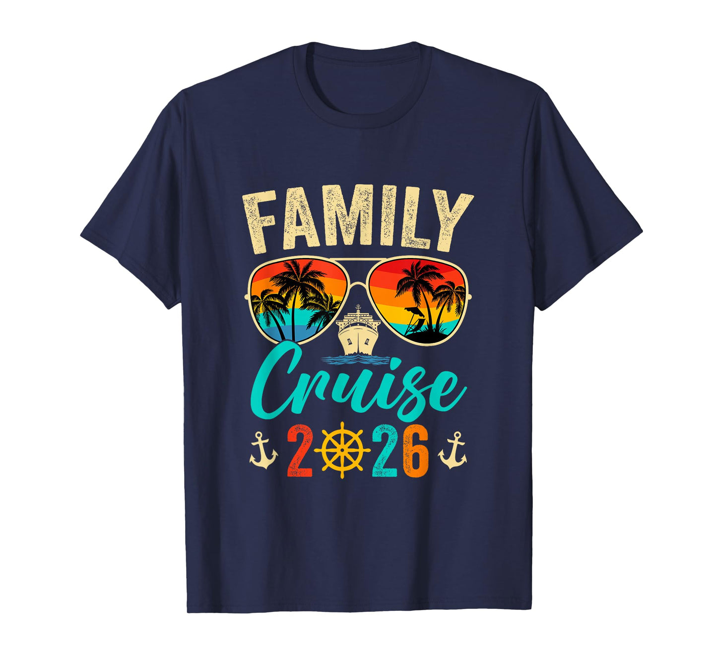 Family Cruise 2026 Summer Vacation Matching Family Cruise T-Shirt