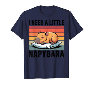 Napybara for Men Women Cute Capybara Sleeping Nap Lover T-Shirt