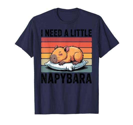 Napybara for Men Women Cute Capybara Sleeping Nap Lover T-Shirt