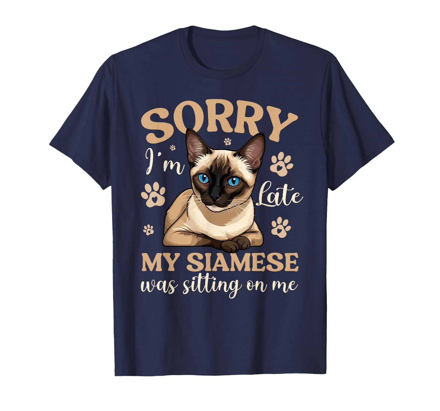 Siamese Owner Siamese Cat Lover Funny Siamese Cat T-Shirt
